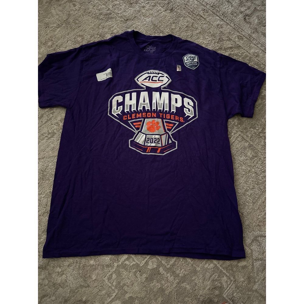 Clemson‎ tiger T shirt purple L NWT